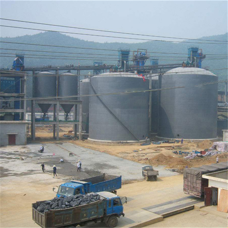 克孜勒苏柯尔克孜水泥钢板仓2座3000吨青岛项目进入施工